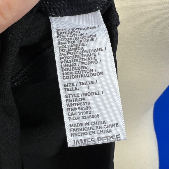 👗🖤NWOT |•JAMES PERSE•| Black Dress Size 1/Small - Picture 7 of 9